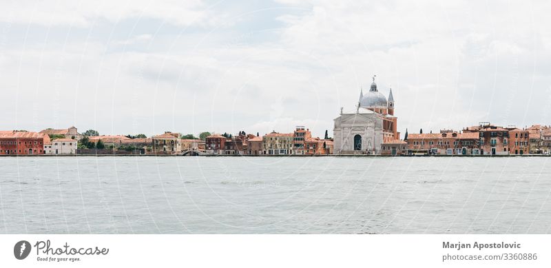 Panoramabild von Venedig auf dem Wasser, Italien Ferien & Urlaub & Reisen Tourismus Ausflug Sightseeing Städtereise Canal Grande Europa Hafenstadt Dom Palast