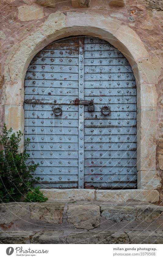 Das Tor der venezianischen Burg in Sitia, Kreta. Europa mediterran Griechenland Crete Lasithi Stadt Altstadt Architektur Gate Gebäude historisch