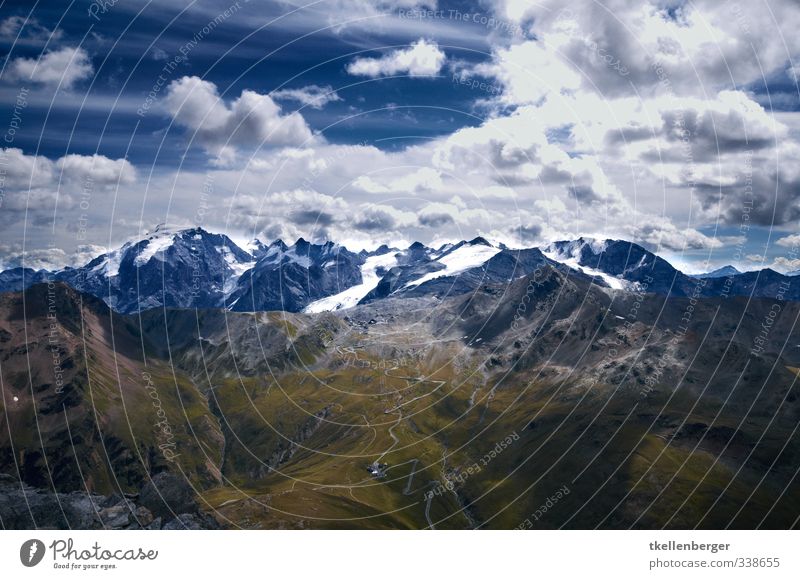 Stilfser Joch Sport wandern Klettern Alpen Berge u. Gebirge Stilfserjoch Italien Österreich Schweiz dreiländereck Grenze Pass Gipfel Schneebedeckte Gipfel