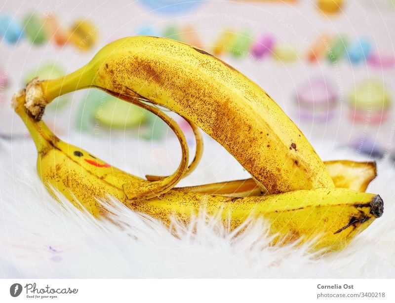 Banana-Love Obst, Früchte, Vitamine, Banane, Himbeere,gesund essen, Lebensmittel Gesundheit Gesunde Ernährung lecker Lecke Farbfoto Vegetarische Ernährung