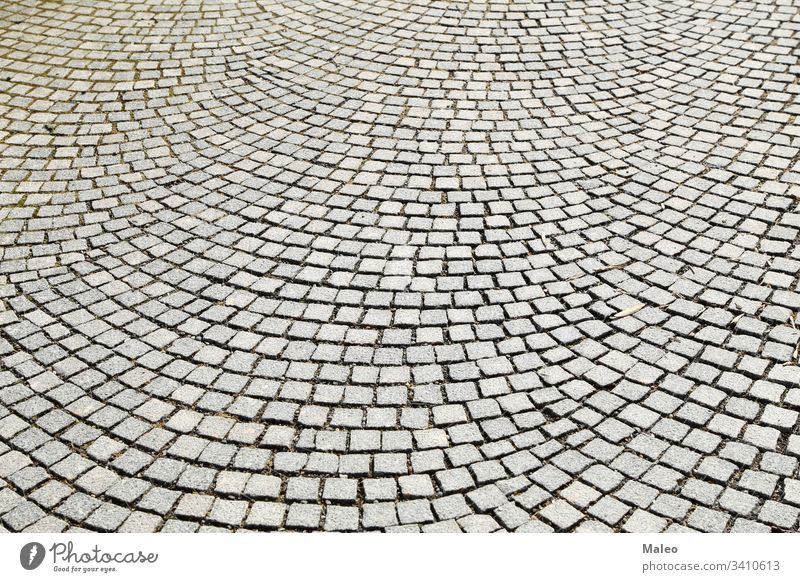 Abstrakter Hintergrund des alten Kopfsteinpflasters in Nahaufnahme abstrakt Abstracts Architektur Klotz Baustein Ziegel schließen konzeptionell Konstruktion
