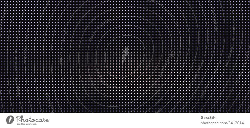 Hintergrundmuster leuchtende blaue und weiße LED-Punkte auf schwarzem Hintergrund Led's Hintergrund-LEDs schwarzer Hintergrund blanko dunkel