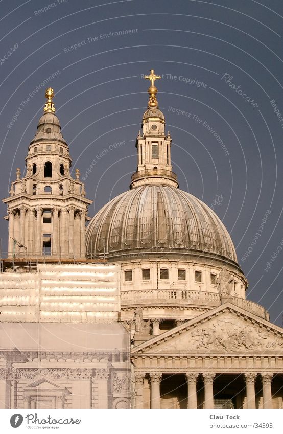 St. Pauls Cathedral London Kuppeldach Dom Architektur Religion & Glaube Kathedrale