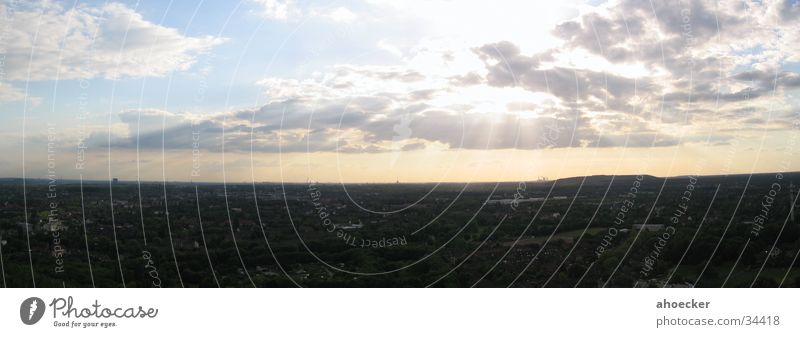 Tetraederaussicht Wolken Ernährung Sonne Himmel blau Industriefotografie Aussicht Beleuchtung