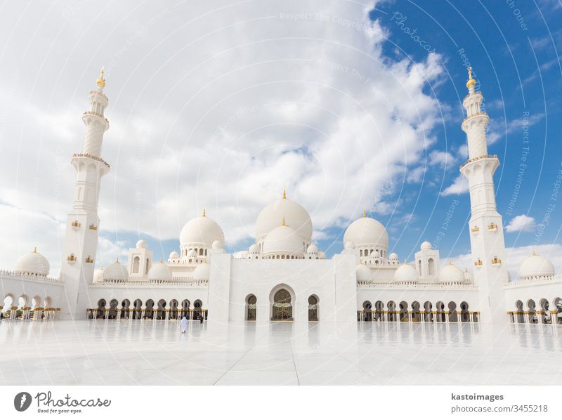 Sheikh Zayed Grand Mosque, Abu Dhabi, Vereinigte Arabische Emirate. Moschee scheich zayed moschee uae Islam Murmel Naher Osten Architektur herrschaftlich