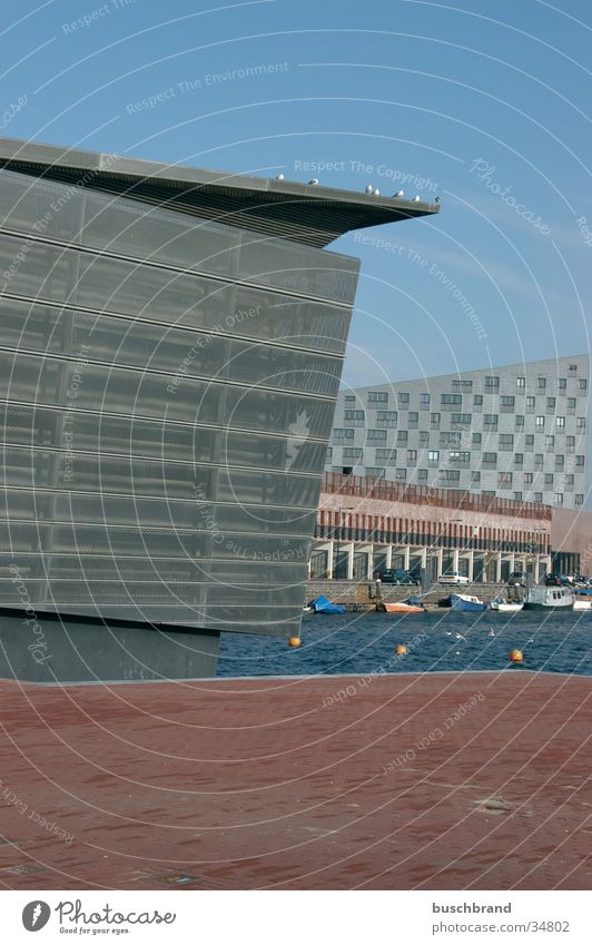 BUSCHBRAND_006 Gitter Amsterdam Futurismus Architektur Metall Hafen verrückt