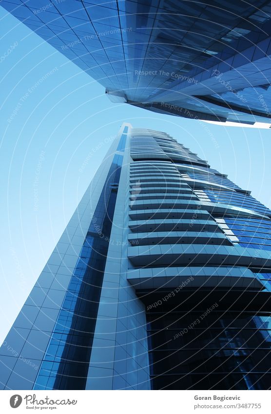 Wolkenkratzer 17.11.2010 Dubai abstrakt Appartement einladend Architektur schön blau Gebäude Business Zentrum Großstadt Stadtbild wirtschaftlich Unternehmen