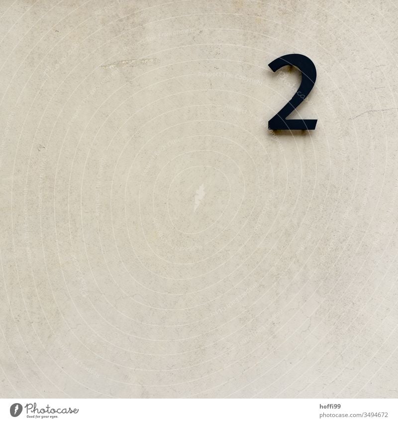 Nummer zwei 2 nummer 2 Ziffern & Zahlen ziffer Zeichen Schilder & Markierungen Schriftzeichen numerisch zweiter