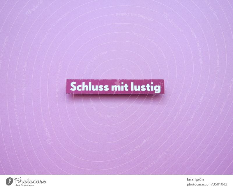 Schluss Mit Lustig Ernst Ein Lizenzfreies Stock Foto Von Photocase