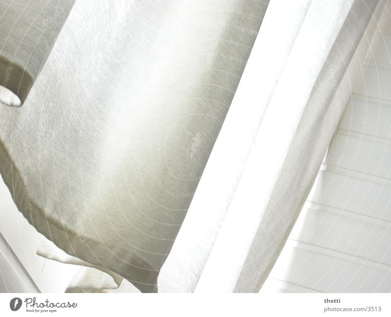 Vorhang auf! weiß Wellen Stoff Dekoration & Verzierung Fototechnik Häusliches Leben