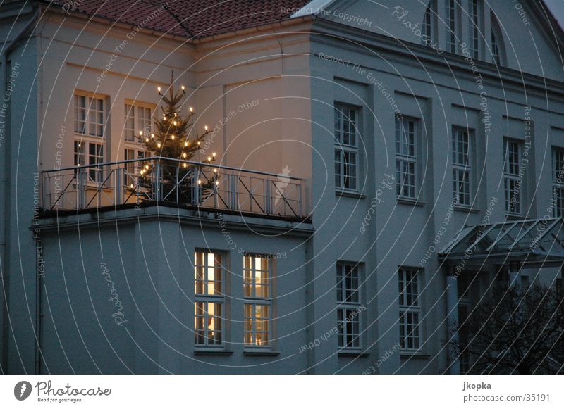 oh tannenbaum Gebäude Lichterkette obskur Weihnachten & Advent Tanne Lampe