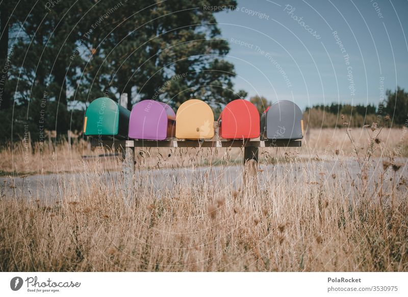 #AS# Briefkastenfirma? briefkastenfirma Briefkastenanlage Neuseeland Neuseeland Landschaft Farbfoto farbenfroh Postkarte Postfach