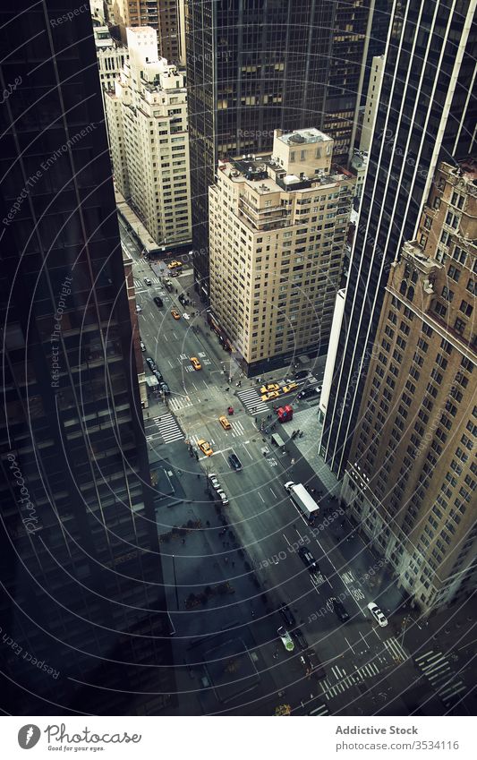 Schone Aussicht Auf Die Wolkenkratzer Von New York City Ein Lizenzfreies Stock Foto Von Photocase