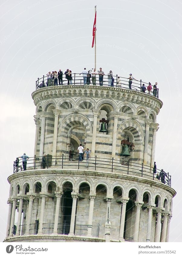 Der schiefe Turm von Pisa Toskana Ferien & Urlaub & Reisen Europa PISA-Studie Mensch Neigung