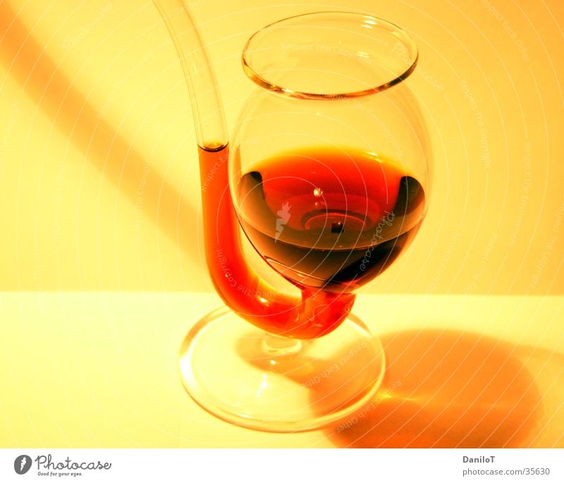 Prost Spirituosen Licht Alkohol Drinken Durst Glas Gelbverlauf