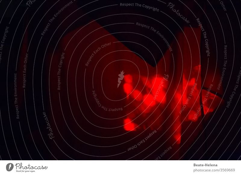 Feierstimmung 1 Licht Dunkelheit Farbe rot dunkel Abend Beleuchtung Stimmung Dekoration & Verzierung Lichterscheinung
