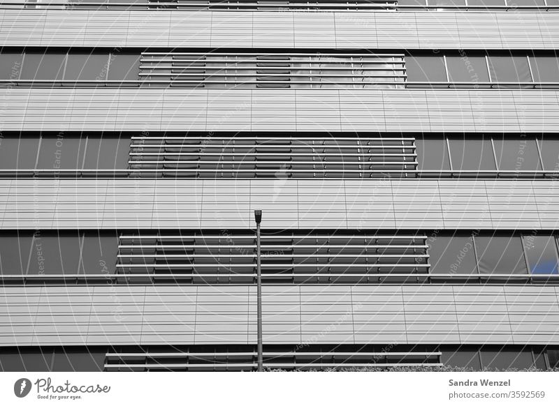 Bürogebäude Fenster Sonnenschutz Bürokomplex Gebäude Fassade Architektur moderne Architektur