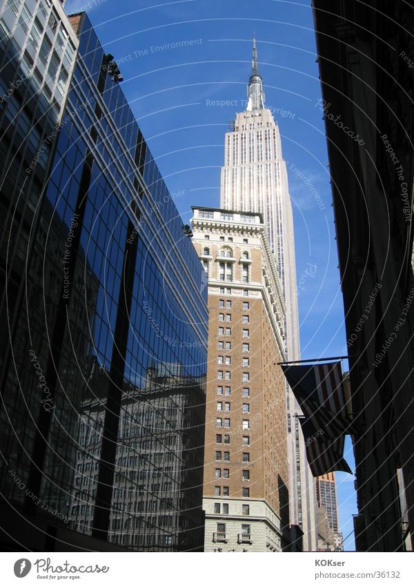 New Yorker Straßen 2 New York City Stadt Architektur Großstadt Empirestate Building