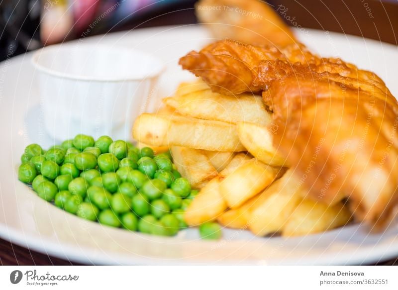 Traditionelles Englisches Essen Wie Fish And Chips Ein Lizenzfreies Stock Foto Von Photocase