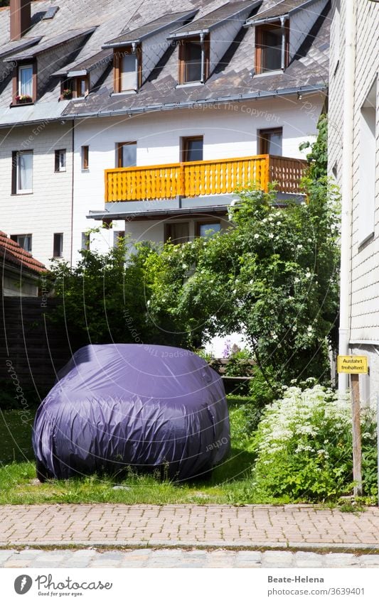 Verpackt 4 Auto Plastikgarage Sorgfalt Liebe Fahrzeug PKW Schutz