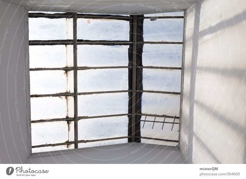 Roof Window. Kunst ästhetisch Zufriedenheit Autofenster Abteilfenster Fensterblick Dachfenster Portugal Symmetrie Architektur Haus Licht Farbfoto