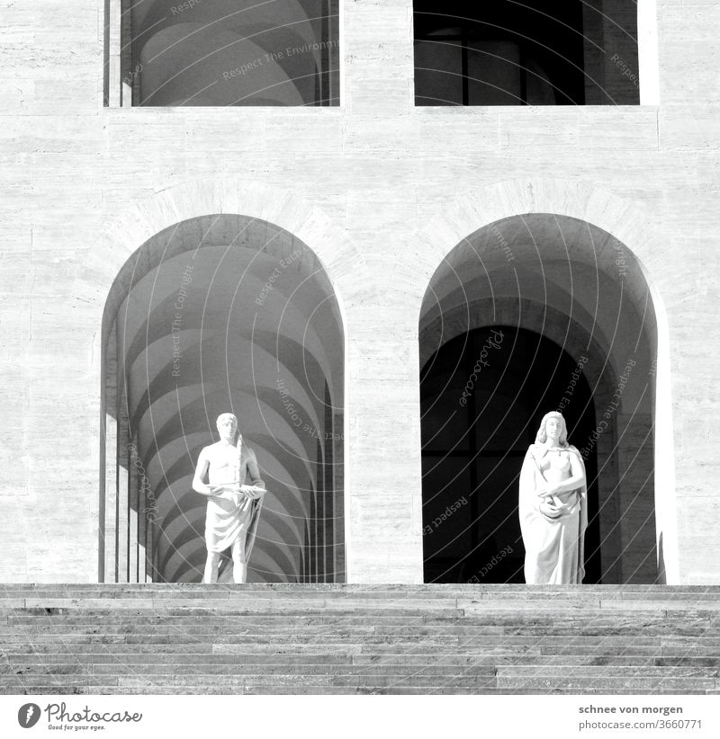 lichterfüllte statur rom figur marmor kunst Architektur Italien Kunst Wahrzeichen Italienisch Detailaufnahme Ferien & Urlaub & Reisen Tourismus Römer antik