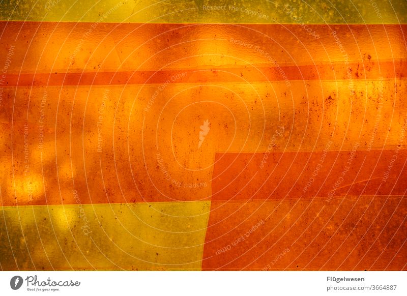 verklebt orange orange-rot orange Farbe Folie folienfarben Folien klebestreifen Paketband Klebeband überlagert