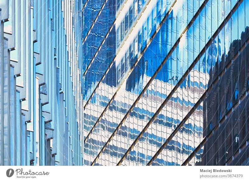 Moderne Gebäude Fassaden Fassaden abstrakte Architektur Hintergrund. Fenster Wolkenkratzer Wand New York State Großstadt Büro Appartement Grundbesitz Turm hoch