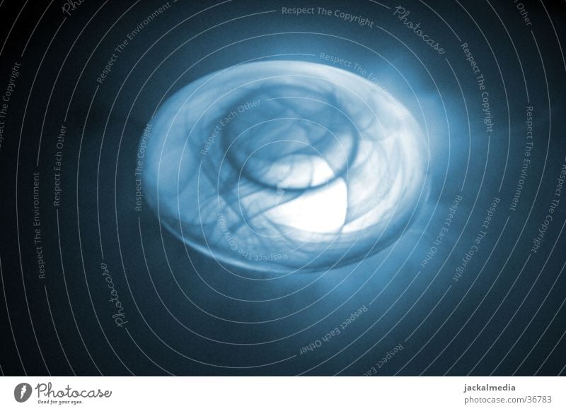 Ufo-Qualle Nebel UFO außerirdisch Licht obskur Rauch Außerirdischer Luftbefeuchter Beleuchtung blau Unterwasseraufnahme