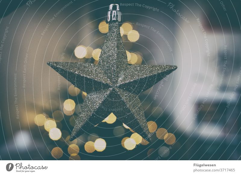 Star Stern Weihnachten & Advent christbaum Kerzenschein Lichterkette