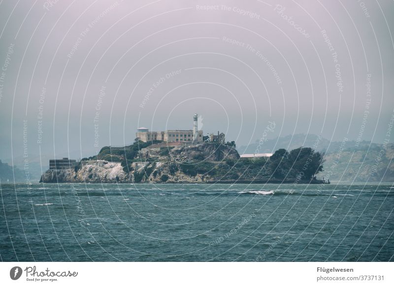 Gefängnisinsel Alcatraz al capone San Francisco San Francisco Bay Amerika USA Gefängniszelle gefängnisausbruch