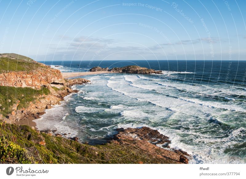 Robberg Ferien & Urlaub & Reisen Ferne Freiheit Sommer Meer Wellen wandern Küste Natur Landschaft Wasser Felsen Bucht Südafrika entdecken Erholung natürlich