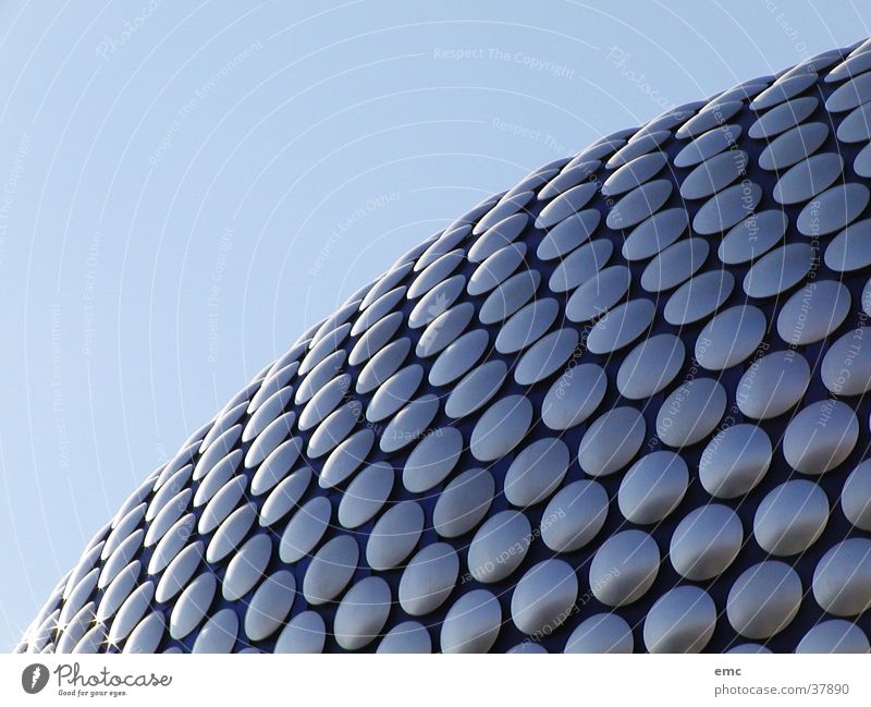 Birmingham, UK Dach Architektur Selfridge Großbritannien Roof Plates Tellerdach Himmel