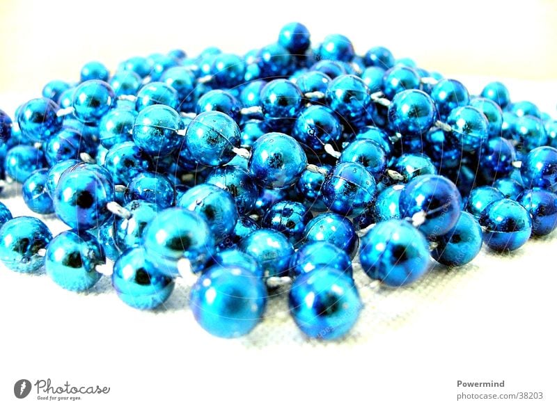 Blue Pearls Dinge Blaue Perlen Blue Chain Chaosmurmeln
