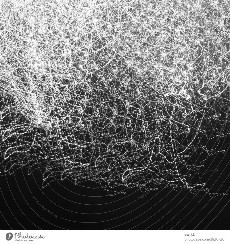 Chaostheorie Lichterscheinung Abend Textfreiraum unten Muster Strukturen & Formen abstrakt Menschenleer Detailaufnahme Außenaufnahme Verwirbelung durcheinander