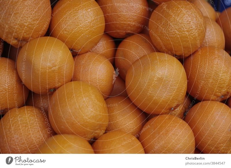 Viele Orangen Frucht Gesundheit Vitamin Zitrusfrüchte Vitamin C orange Gesunde Ernährung Lebensmittel Farbfoto Nahaufnahme Foodfotografie fruchtig