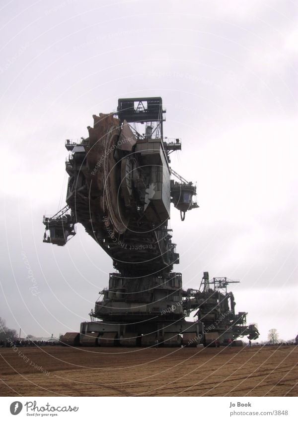Der Größte Braunkohle Bagger der Welt Braunkohlenbagger groß Elektrisches Gerät Technik & Technologie fat Schaufelrad