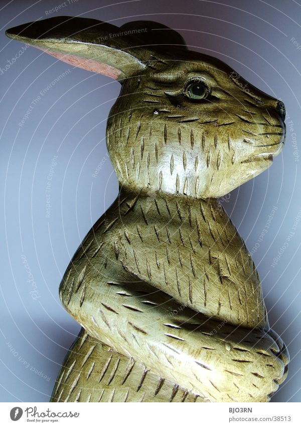 Osterhase mal anders #2 Hase & Kaninchen Statue Löffel Krimskrams Kitsch Ohr Nase