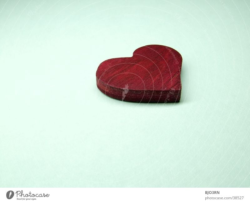Herz #3 rot weiß Makroaufnahme Liebe weis