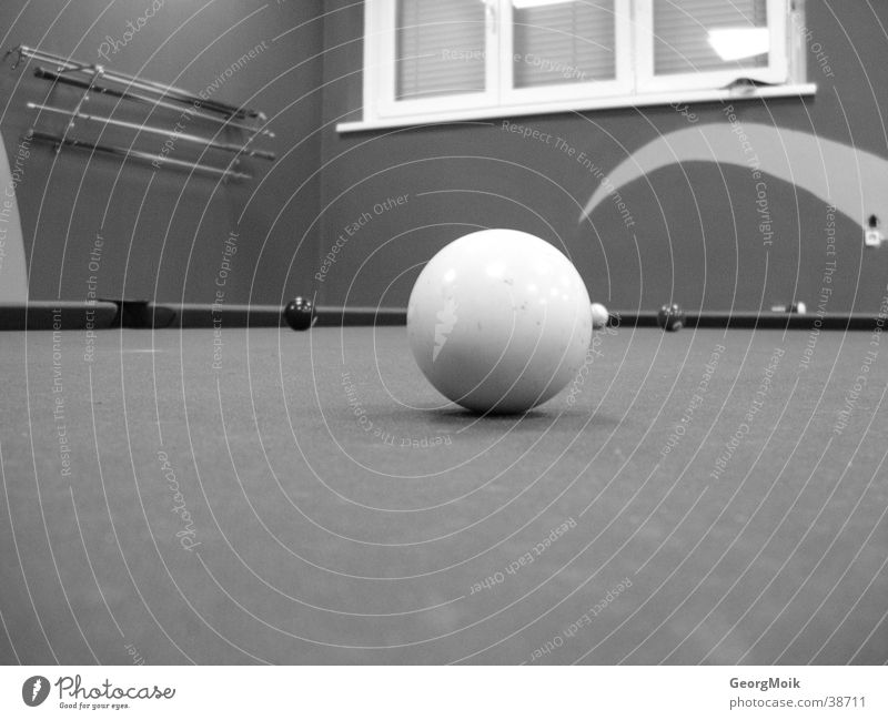 the white ball Billard weiß Poolbillard Stil Sport Billardball