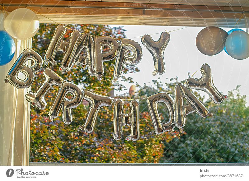 HAPPY BIRTHDAY PHOTOCASE ZUM 19. GEBURTSTAG Geburtstag Feste & Feiern Freude Party Luftballon Fröhlichkeit Tag Farbe Veranstaltung Dekoration & Verzierung