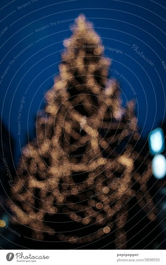 Weihnachtsbaum Weihnachtsdekoration weihnachtsbaumbeleuchtung Weihnachten & Advent Dekoration & Verzierung Feste & Feiern Christbaumkugel Baumschmuck Tanne