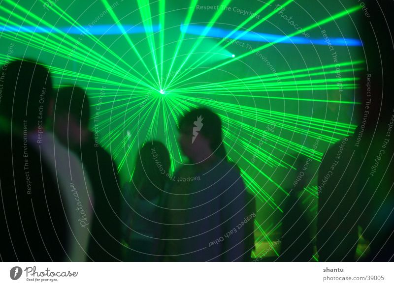 Laser Club Techno Licht Menschengruppe Tanzen Musik Dance
