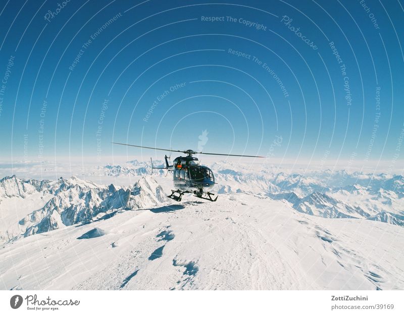 Heli on ice Hubschrauber Elektrisches Gerät Technik & Technologie Eurocopter Berge u. Gebirge Schnee Luftverkehr