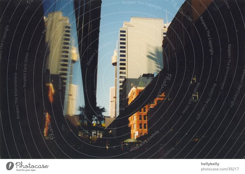 gebäude in sydney Sydney Gebäude Australien Reflexion & Spiegelung Magnetschwebebahn Architektur Schatten Stadt