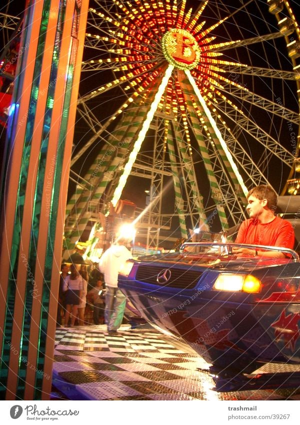 Kirmes Jahrmarkt Riesenrad Freizeit & Hobby Angst Licht