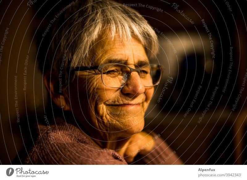 Home-Rentnering (w) seniorin Frau Seniorin Porträt Erwachsene Farbfoto Weiblicher Senior Ruhestand feminin 60 und älter Mensch alt Innenaufnahme Großmutter