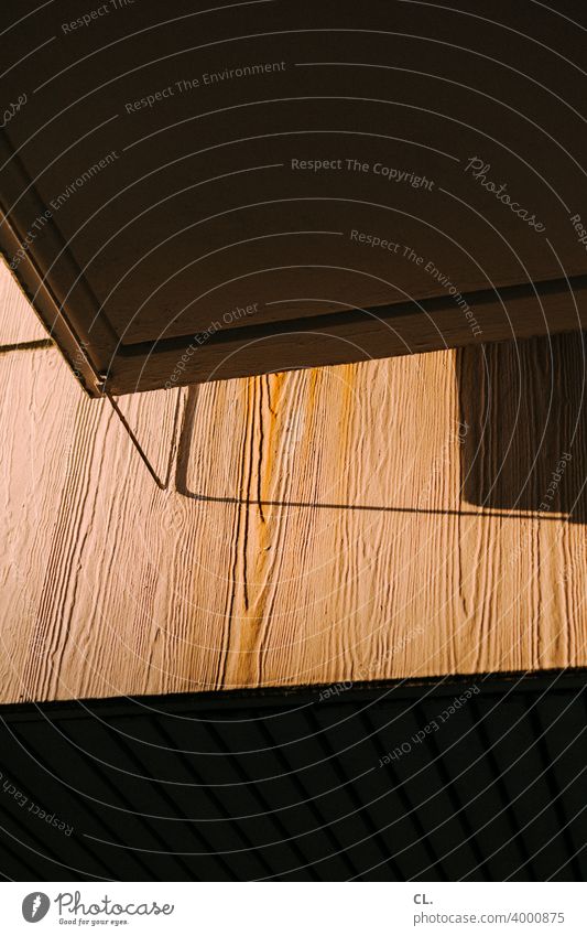 gebäudeteil Detailaufnahme Architektur Haus modern abstrakt Strukturen & Formen Fassade Muster Gebäude Linie ästhetisch Wand Menschenleer