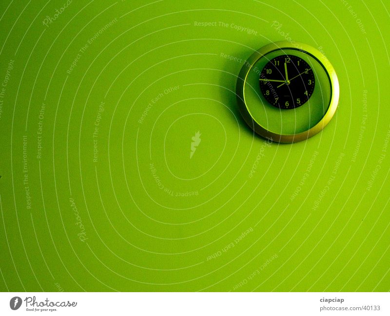 grün Uhr Wand Zeit Lidschatten