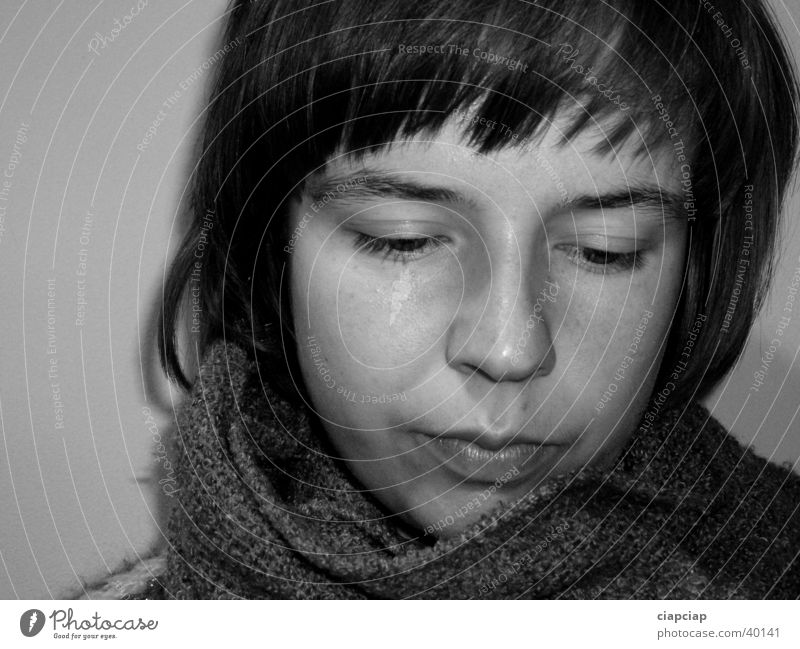 das Mädchen Gesicht Schal Frau Woman Face